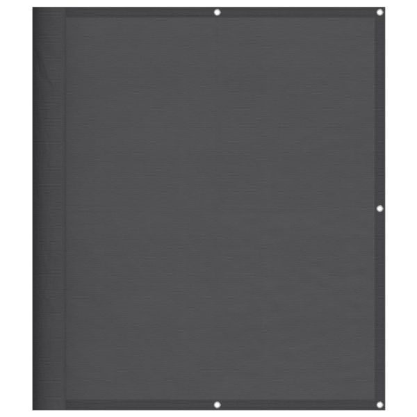 Балконски параван антрацит 120x1000 см 100% полиестер оксфорд