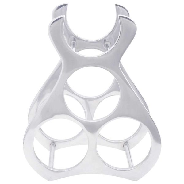 Винен рафт Сребрист 23 x 14 x 28 см Алуминий