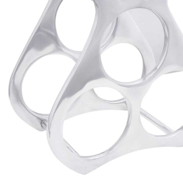 Винен рафт Сребрист 23 x 14 x 28 см Алуминий