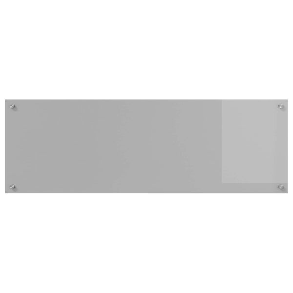 Кухненски гръб Светлосиво 120 x 40 cm закалено стъкло