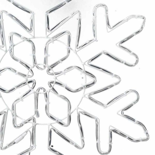 Коледна снежинка Синьо 55.5 x 55.5 x 0.75 см ПВЦ