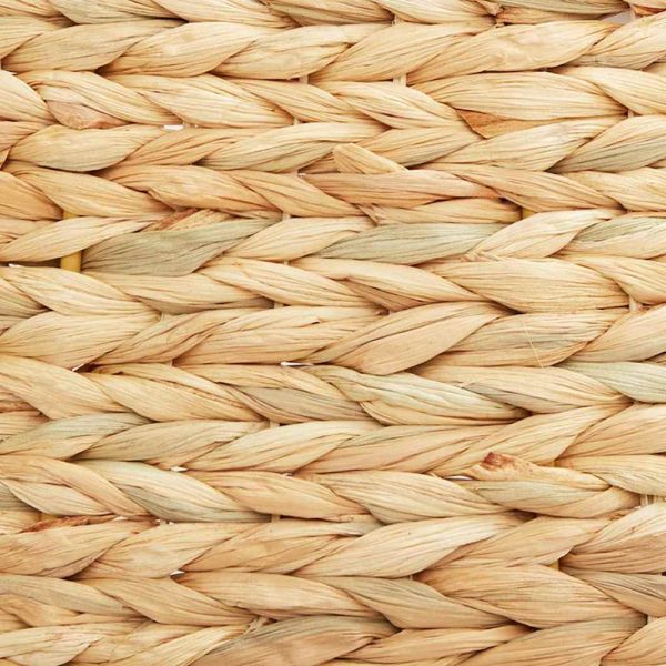 Коло за коледно дърво Кафяво 90 x 90 x 28 cm Воден хиацинт