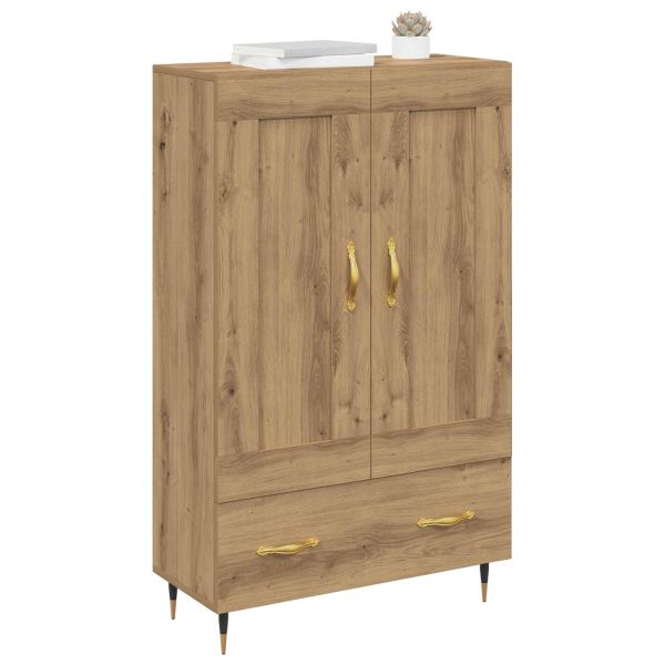 Висок шкаф с чекмедже Дъб 69,5 x 31 x 115 см Инженерно дърво