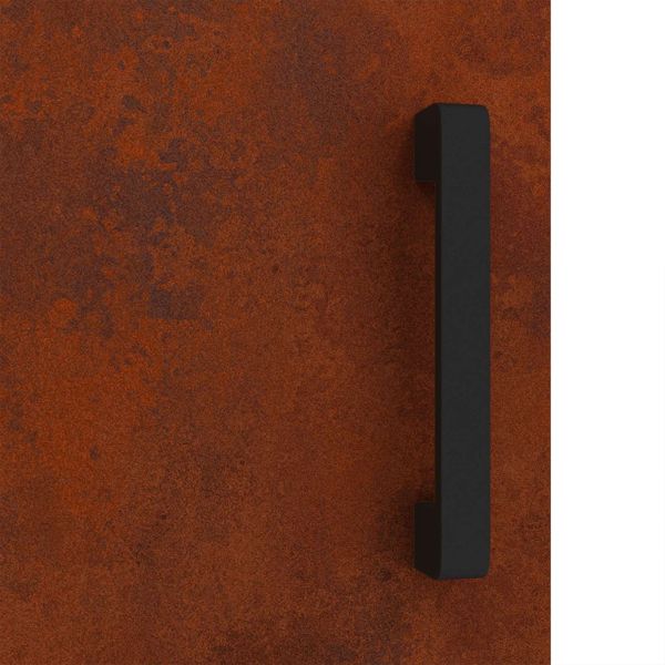 Съхранение в кухнята с рафт Ръждясало 60 x 50 x 92 см Стомана