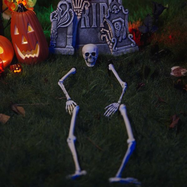 Halloween скелет Бяло 45,5 x 13 см Пластмаса