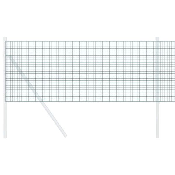 Заварена мрежа ограда Зелен 0.8 x 25 m