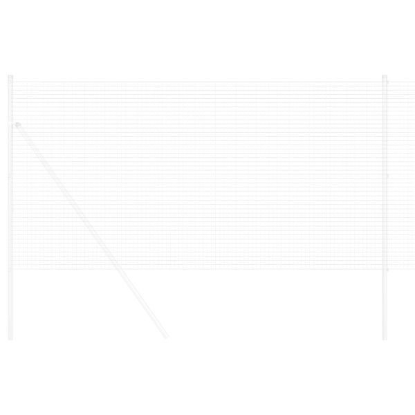 Заварена мрежа ограда Сребрист 1.2 x 10 m