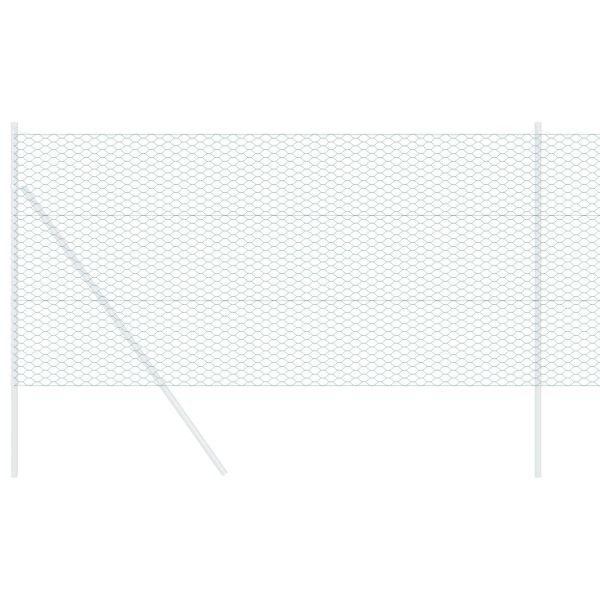 Шестоъгълна ограда Зелен 1,4 x 10 m ПВЦ