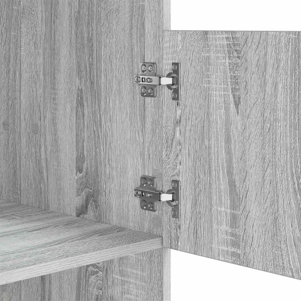 Мивка за пране Сив Сонома 50 x 68 x 162 см Инженерно дърво