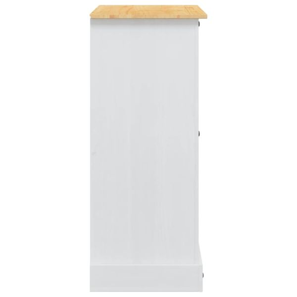 Сандъци за складиране Corona Бял 92 x 48 x 114 см Солиден бор