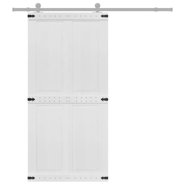 Врата Corona Бяло 100 x 210 cm Инженерно дърво