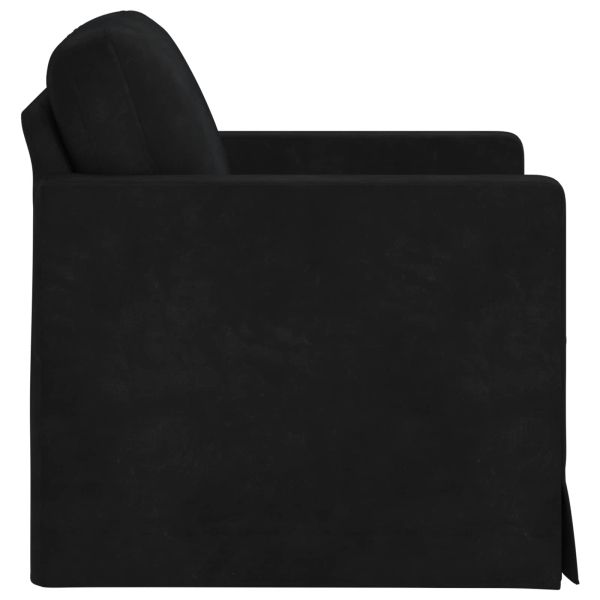 Диван Черно 78 x 78 x 80 см Кадифе