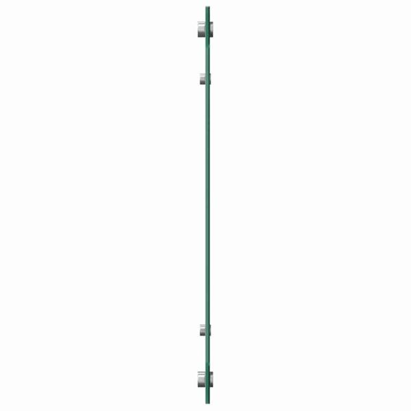 Кухненски гръб 2 pcs Светлосиво 90 x 50 cm закалено стъкло