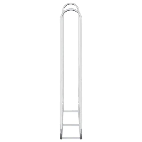 Стойка за дърва за огрев 150x25x150 cm Поцинкована стомана