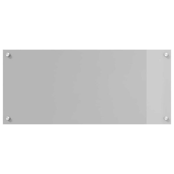 Кухненски гръб Светлосиво 90 x 40 cm закалено стъкло