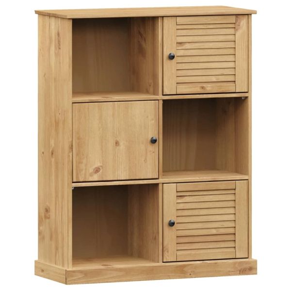 Етажерка за книги VIGO 90x35x114,5 см бор масив