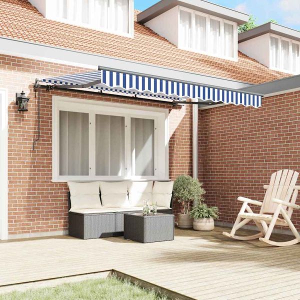 Сгъваем навес Синьо 300 x 200 cm текстил