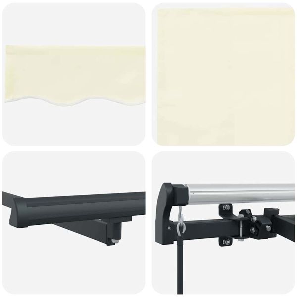 Сгъваем навес Крем 300 x 200 cm текстил