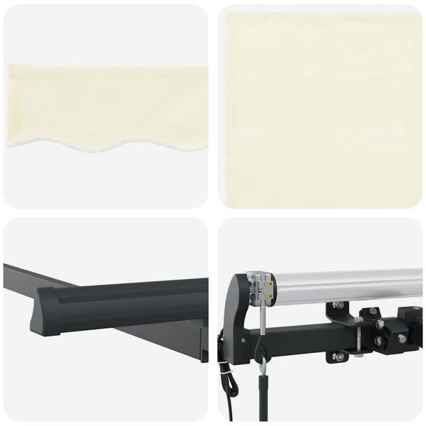 Сгъваем навес Крем 300 x 200 cm текстил