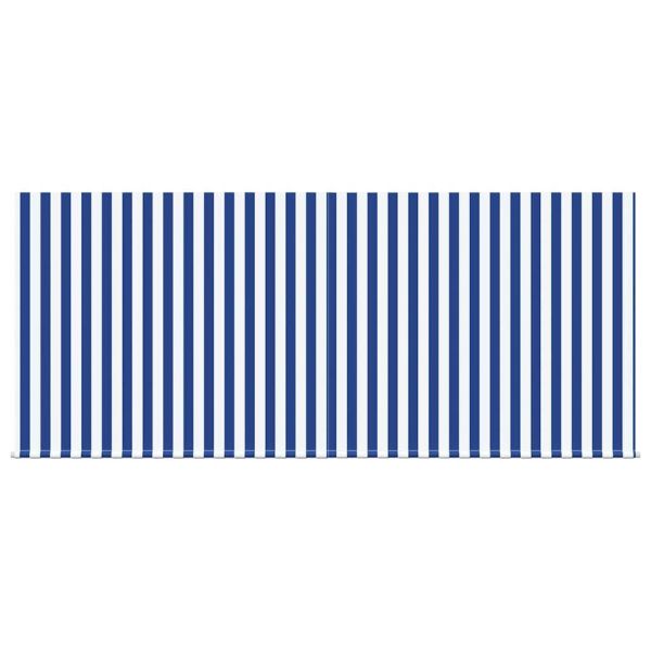 Сгъваем навес Синьо и бяло 300 x 200 cm Полиестер и алуминий