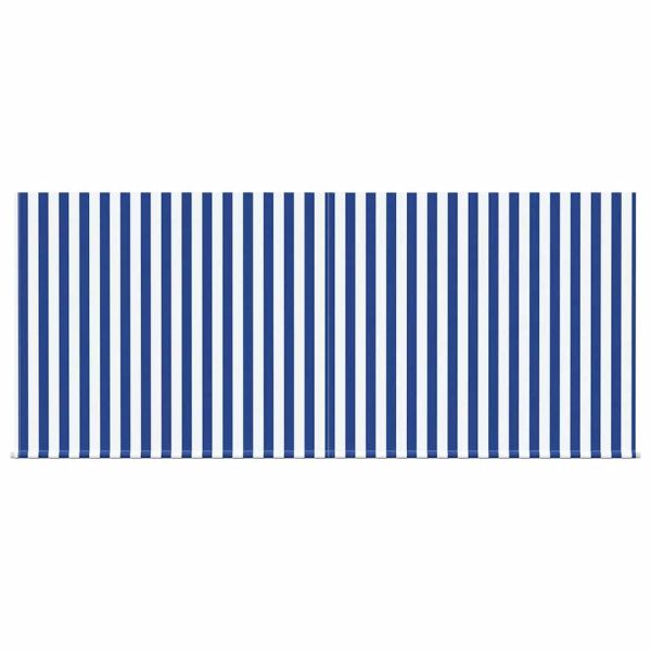 Сгъваем навес Синьо и бяло 300 x 200 cm Полиестер и алуминий