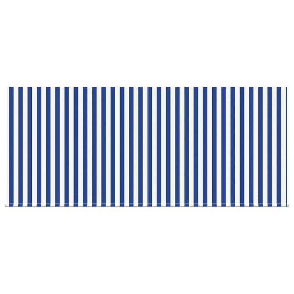 Сгъваем навес Синьо и бяло 300 x 200 cm Полиестер и алуминий