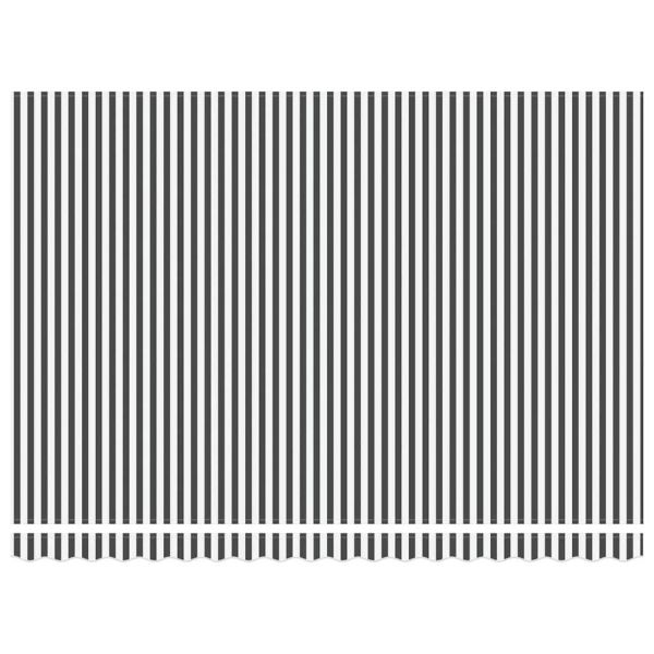 Сгъваем навес Антрацит и бяло 450 × 300 cm Полиестер и метал