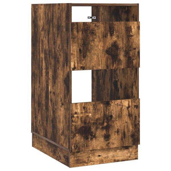 Мивка за пране със съхранение с врата Димян дъб Инженерно дърво