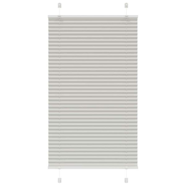 Плисирана щора Светло сиво 75x100 cm Ширина на плата 74,4 cm