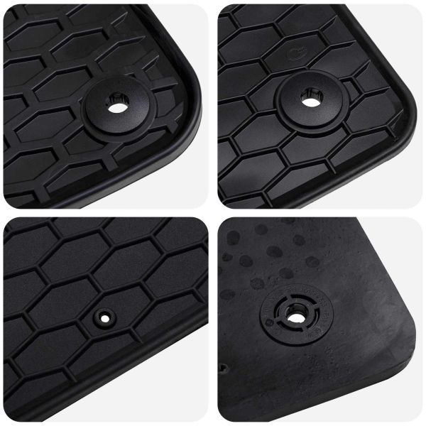 Автомобилен килим 4 pcs Черно Škoda SUPERB III / iV TPE