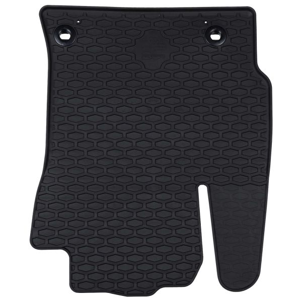 Автомобилен килим 4 pcs Черно Каучук