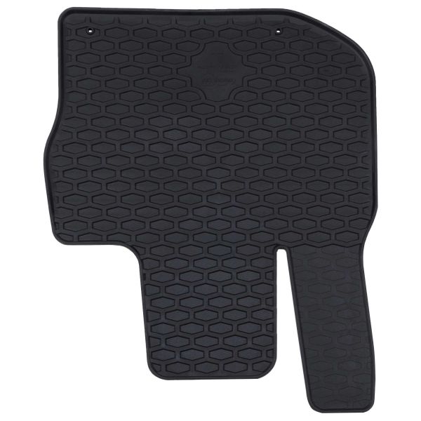 Автомобилен килим 4 pcs Черно Каучук