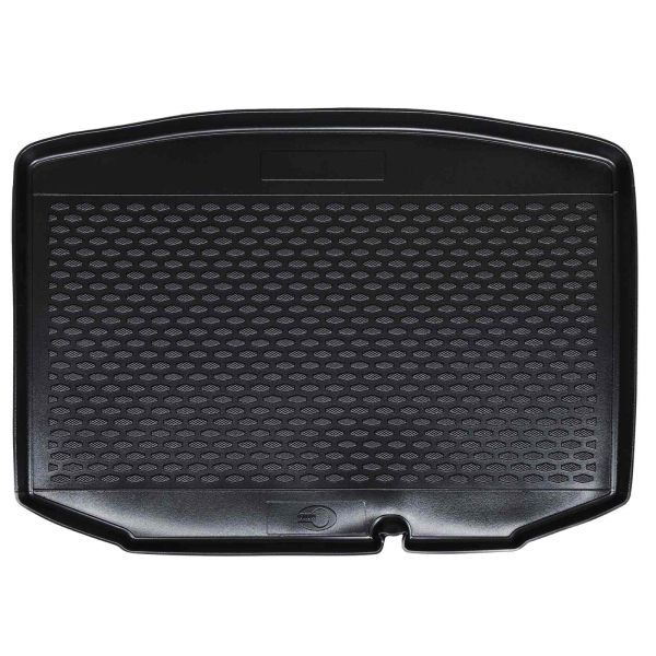 Килимче за багажник Черно подходящо за ŠKODA FABIA II HB TPE