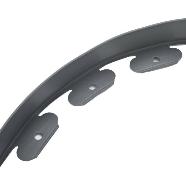 Ограничители за тревни площи Сив 2000 x 4 x 5 см Пластмаса