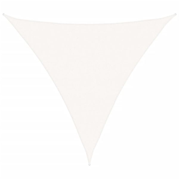 Платно-сенник, HDPE, триъгълно, 5х5х5 м, бяло
