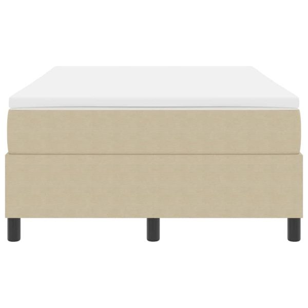 Легло с пружинирана основа Светлосив и бял 120 x 200 cm