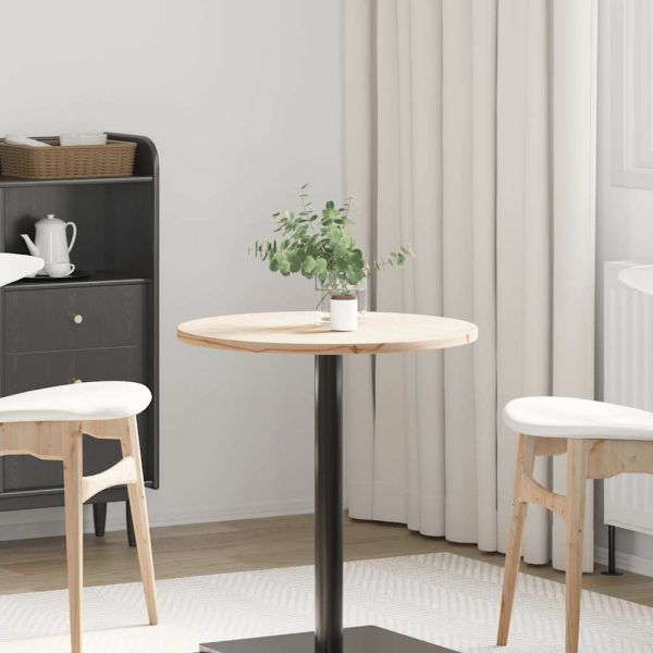 Плот за маса, Ø60x2,5 см, бор масив