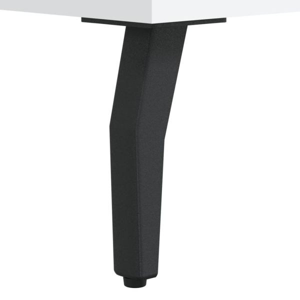 Висок шкаф, бял, 69,5x34x180 см, инженерно дърво