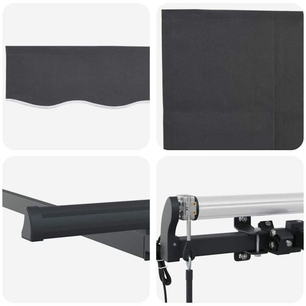 Сгъваем навес Антрацит 300 x 200 cm текстил