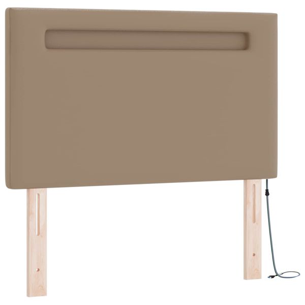 Легло с пружинирана основа Капучино 120 x 200 cm Изкуствена