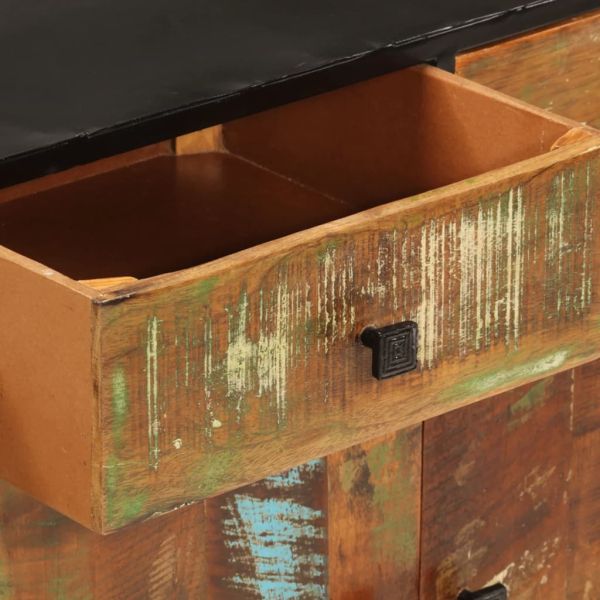 Бюфет 140x35x70 см регенерирано дърво масив и масив