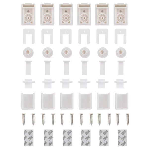 Плисирана щора Бяла 120x100 cm Ширина на плата 119,4 cm