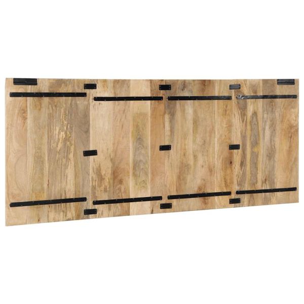 табла за глава 200 cm масивна груба дървесина манго