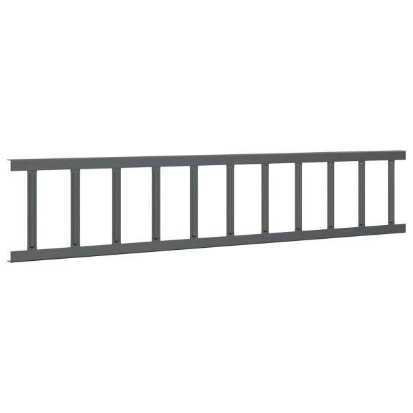 Снегозадържател за покрив Антрацит 1200 x 2,5 x 20 см Стомана