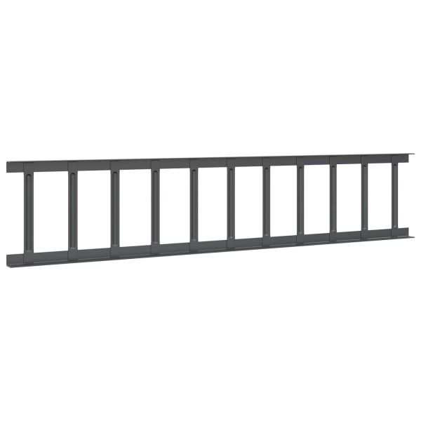 Снегозадържател за покрив Антрацит 1200 x 2,5 x 20 см Стомана