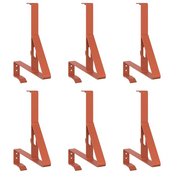 Поддръжка на снегозащита Червено 29,5 x 3 x 34,5 см Стомана