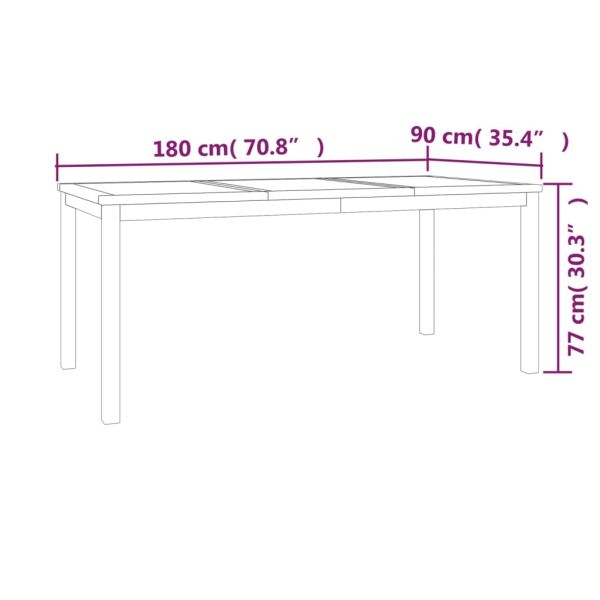 Градински трапезен комплект, 4 части, тиково дърво масив