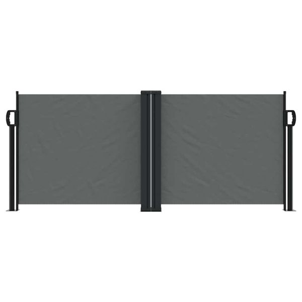 Прибираща се странична тента, антрацит, 100x1000 см
