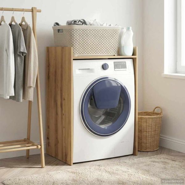 Шкаф за пералня Дъб Артизан 67,5 x 48 x 97 см Инженерно дърво