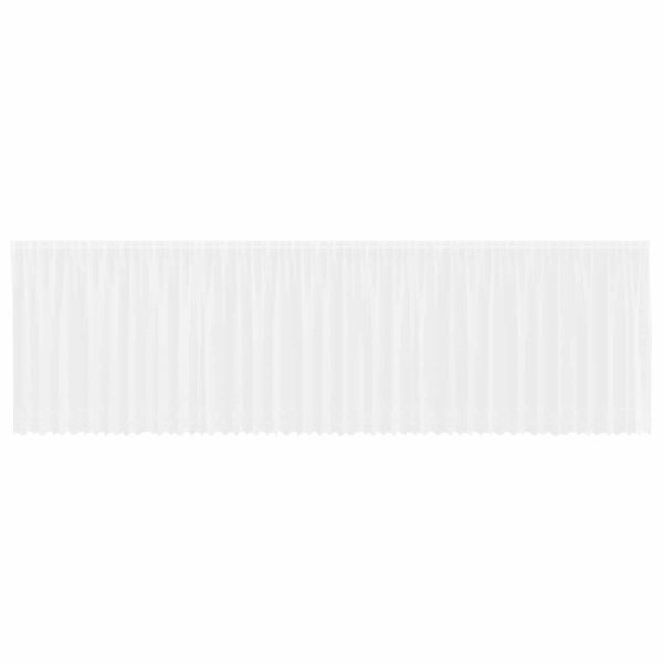 Перде от дантела С завеси Бяло 900 x 140 см Полиестер